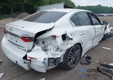 2014 Infiniti Q50 Sport from USA, damaged, VIN JN1BV7AR1EM683698